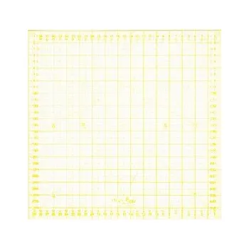 Řezací pravítko Texi Rastrové pravítko 6.5"x6.5" E6565-YW žluté