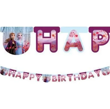 Hračka pro nejmenší Procos Banner - Ledové království Happy Birthday