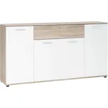 Komoda JACKY 3 dub/bílá