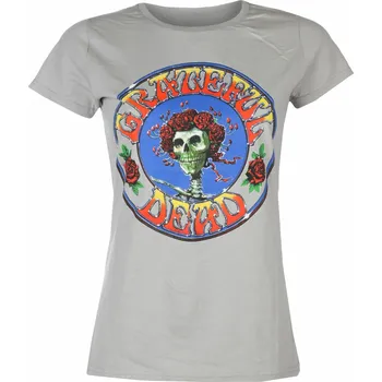 Dámské tričko Tričko metal dámské Grateful Dead - Bertha Circle Vintage Wash GREY - ROCK OFF - GRATETS08LG - XS
