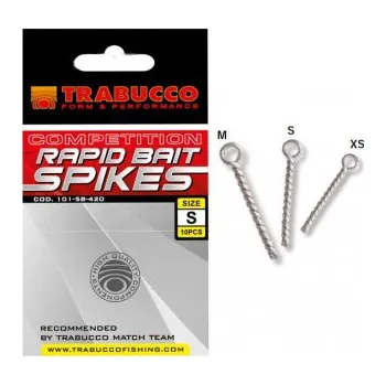 Držák návnady Trabucco Rapid Bait Spikes „M“ 10ks