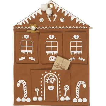 Vánoční dekorace Fabelab Adventní kalendář Gingerbread House