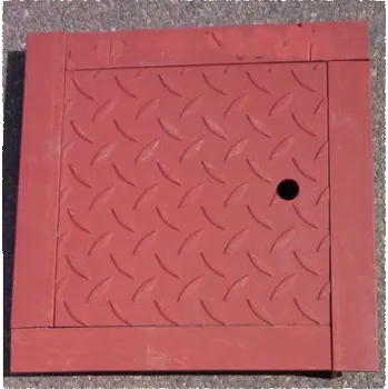 Poklop ocelový 250 x 250 mm s rámem kanálový zákrytový víko na šachtu