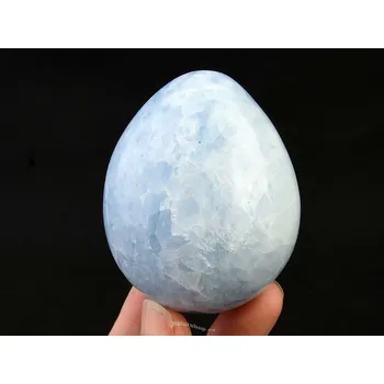 Přírodní kámen Hladké vejce z kalcitu (282g)