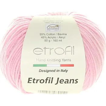 Příze Etrofil Jeans dětská růžová 073