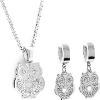 Souprava šperků BRUNOshop.cz Souprava SOVY s kamínky