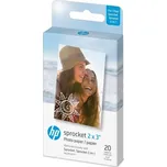 HP Sprocket Zink Paper  2 x 20 mm 20 ks