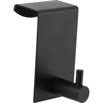 Věšák Háček CENTA pro čelo nábytku matně černý