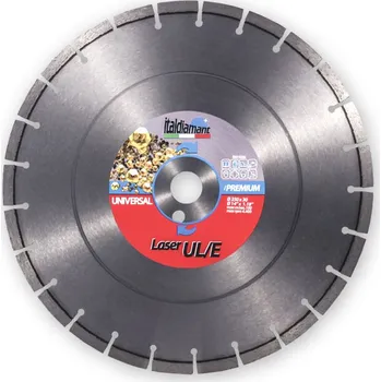 Řezný kotouč CMN-KARNASCH Diamantový kotouč LASER UL/UL E na beton a cihlu Průměr (mm): 300, Rozměry segmentu: 2,6x10, Počet segmentů: 21