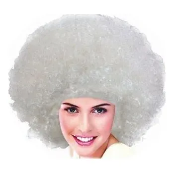 Paruka AFRO bílá
