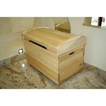 Truhla Maxi-Drew Truhla z masivní borovice - Pirát (Barva dřeva: Borovice)