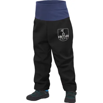 Unuo Batolecí softshellové kalhoty s fleecem Basic černé