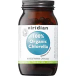 Viridian 100% Organic chlorella 90 kapslí