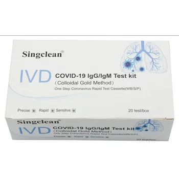 Diagnostický test Singclean Test na protilátky po očkování na COVID-19 20 ks