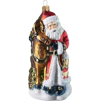 Vánoční figurka Santa se sobem