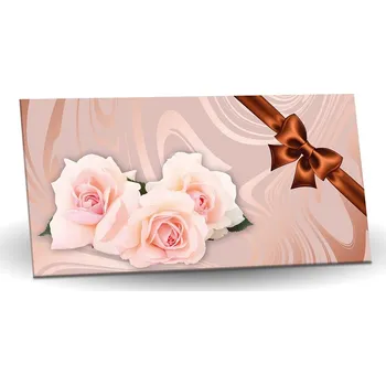 Čokoláda Selllot, s.r.o., K Hájům 34, 155 00 Praha 5 - Vyrobeno v EU Mléčná čokoláda s mandlemi a malinami 175g - Růže (Bronzová mašle)