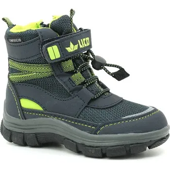 Chlapecká obuv LICO Crumbie 600043 marine/lemon, dětská zimní obuv