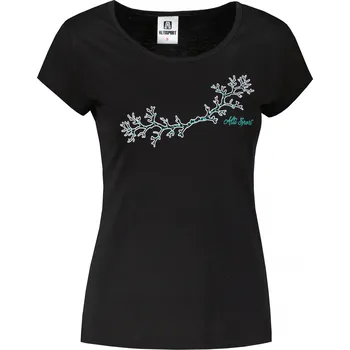 Dámské triko ALTISPORT ALW128122 ČERNOMODRÁ XS