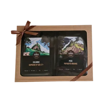 Čaj Dárková kazeta Peru - Kolumbie - zrnková káva