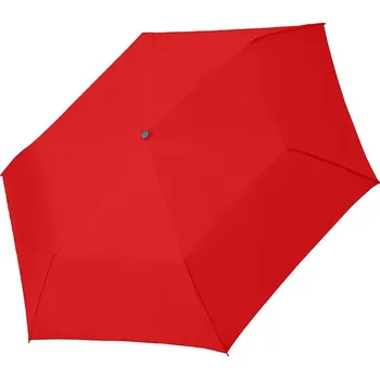 Deštník Červený dámský ultralehký skládací mechanický deštník Zasten