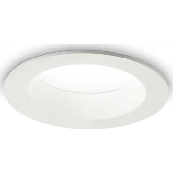 Ideal Lux 193519 LED zápustné stropní bodové svítidlo Basic wide 1x10W | 1000lm | 3000K | IP44 - bílá + K nákupu nad 3000 Kč dárek zdarma