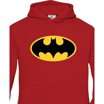 Chlapecká mikina Dětská mikina Batman, Barva Červená, Velikost 146-152, Canvas Dětská mikina Bezvatriko.cz 101002
