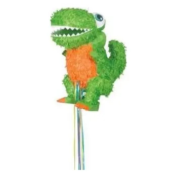 Piňata DINOSAURUS T-REX 3D - 40x20x36 cm - tahací