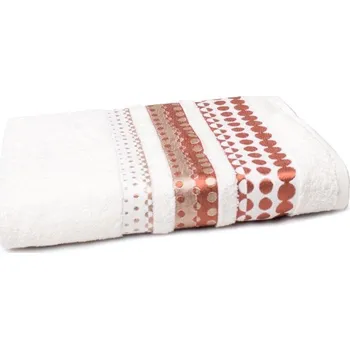 Ručník Bavlněný ručník Silver 70x140 cm krémový