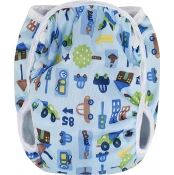 Kojenecké plavky T-TOMI Plenkové plavky, blue cars / modrá auta, vel. L