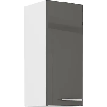 Kuchyňská linka Horní skříňka LARA šedá lesk, 30 G-72 1F