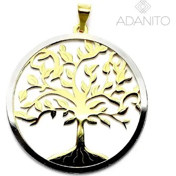 Přívěsek Zlatý přívěsek strom života z kombinovaného zlata