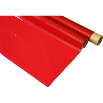 Modelářský materiál Super Flying Model IronOnFilm nažehlovací fólie transparentní červená 0.6x2m - NA022-025