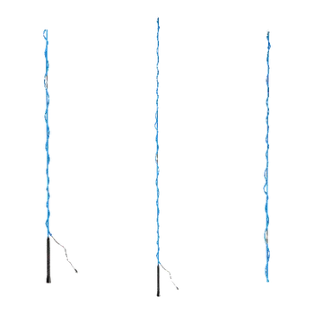 Lonžovací bič dělený - azurově modrý 180cm