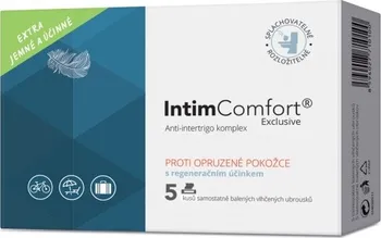 Intimní ubrousek Simply You Intim Comfort anti-intertrigo balsám 5 kapesníčků