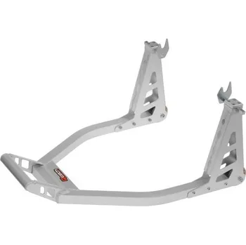 Stojan na motocykl zadní hliníkový, Q-TECH (stříbrný)