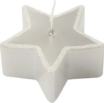 Svíčka Sada 4 bílých svíček Unipar Star, doba hoření 4 h ID_1390939