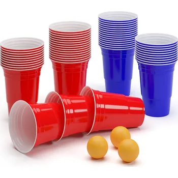 Hrací kostka BeerCup Nadal 16 Oz sada červených a modrých párty kelímků (10038859)