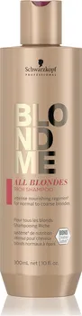 Šampon Schwarzkopf Professional Blondme All Blondes Rich šampon pro normální a silné blond vlasy 1 l