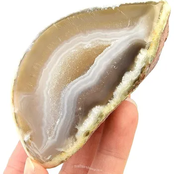 Přírodní kámen Přírodní achátová geoda 241g (Brazílie)