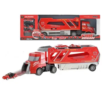 autíčko Mikro Trading Přepravník aut Hasiči