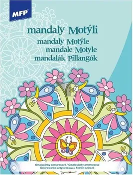Antistresové omalovánky Mandaly Motýli - MFP Paper
