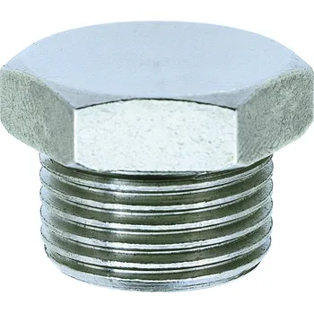 Fitinka VE261-18 (záslepka vnější 1/8", mosaz nikl.)