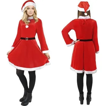 Karnevalový kostým ISO Kostým Santa Claus dámský uni