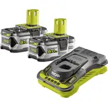 RYOBI RC18150-250 18V Sada akumulátoru s nabíječkou Lithium+ HIGH ENERGY (2x5.0Ah)
