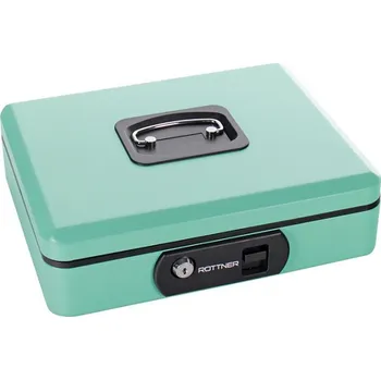 Příruční pokladna Rottner Security Pokladnička PRO BOX 2 Tyrkysová