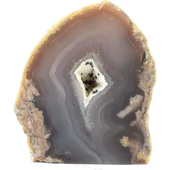 Přírodní kámen Achátová stojící geoda (282g)
