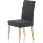 Potah elastický na celou židli, komplet 2 ks Petra, šedý