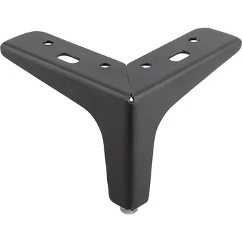 Nábytkové kování Strong Nábytková nožka bez rektifikace 136 x 105 černá