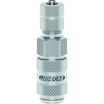 Ventil ESMCE 4 TQAB (rychlospojka Micro 6/4, ventil, DN2.7, nerez)