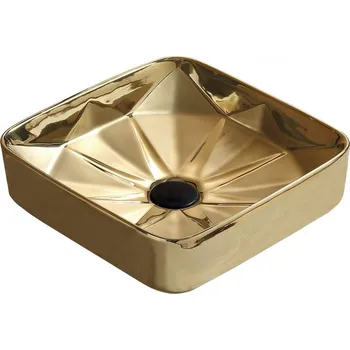 Mexen ELMIRA Umyvadlo na desku, zlatá 22094150